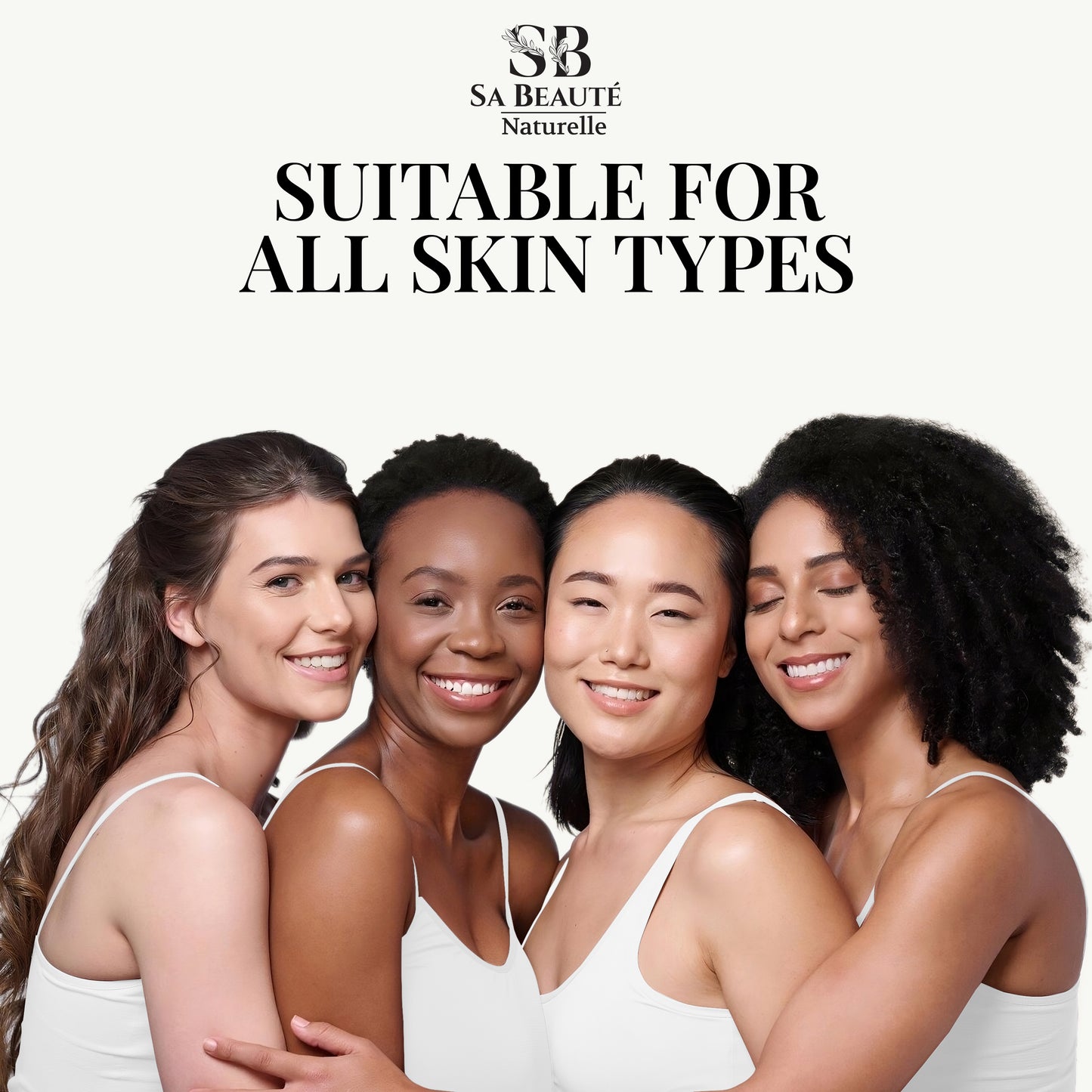 Females from different ethnicity hugging each other happy to use under the stars natural soap bar
