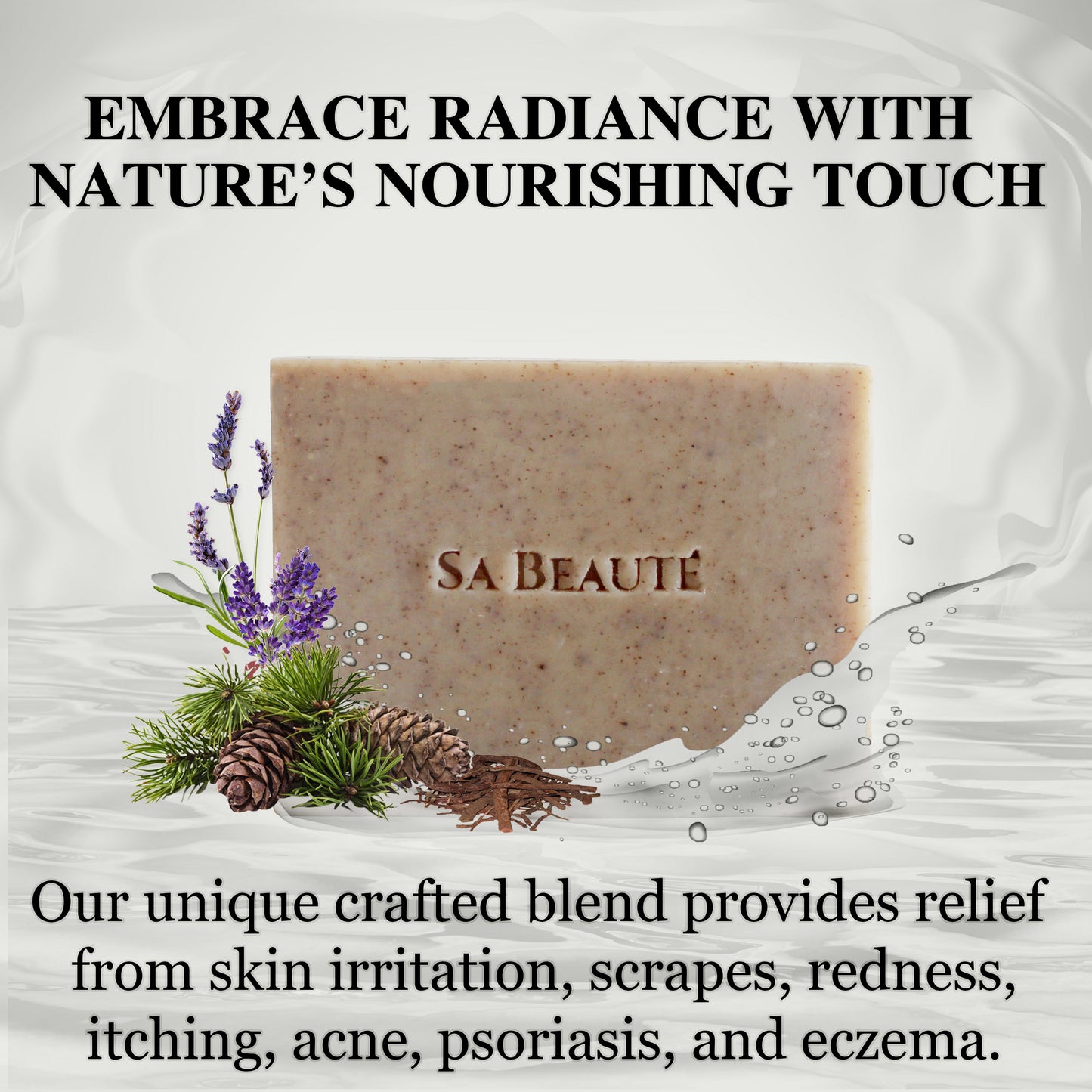 Under the stars natural soap bar with ingredients